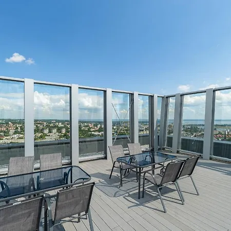 Comfy 4-5th Floor Hanza Tower - Sauna & Pool アパート シュチェチン